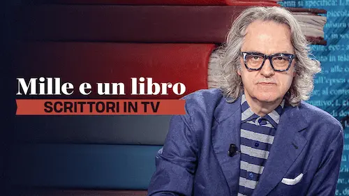 Luigi Fontana intervistato da Gigi Marzullo per il suo libro "il mondo che sarà" durante la trasmissione su Rai Uno mille e un libro